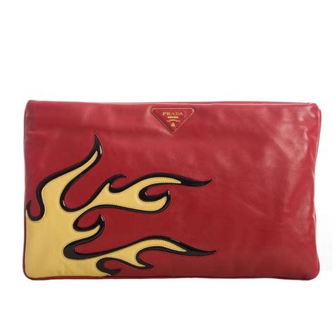 prada flame clutch|Prada shoulder bags for women.